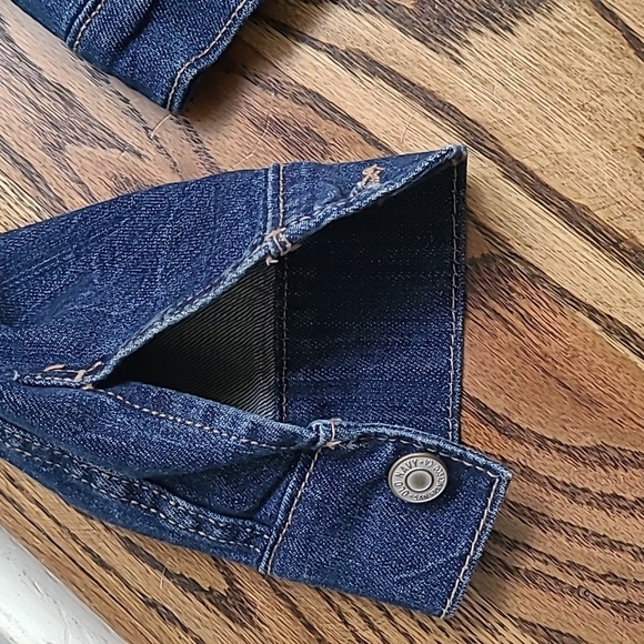 Old Navy Dark Blue Denim Jacket Size Small - Picture 6 of 7